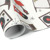 レトロ、ヴィンテージ家庭用品 ラッピングペーパー (ロールコーナー)