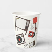 レトロ、ヴィンテージ家庭用品 紙コップ (裏面)