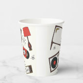 レトロ、ヴィンテージ家庭用品 紙コップ (左)