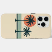 レトロ/ヴィンテージ熱帯椰子の木 Case-Mate iPhoneケース (裏面 (横))