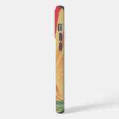 レトロ/ヴィンテージ熱帯/ハワイアン夕日 iPhoneケース (左側面)