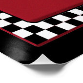 レトロ-ヴィンテージ食べここ ポスター (コーナー)