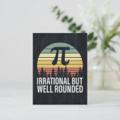 レトロ ヴィンテージ π デー - 無理だけどバランスが取れている シーズンポストカード (スタンド正面)