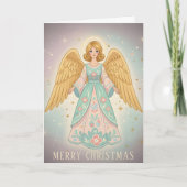 レトロ ヴィンテージ エンジェル グロー クリスマス (正面)