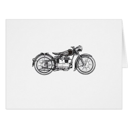 レトロ ヴィンテージ オートバイ _ 私のバイク大好き (正面横)