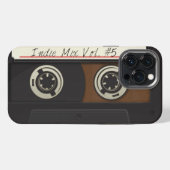 レトロ ヴィンテージ カセット iPhoneケース (裏面横)