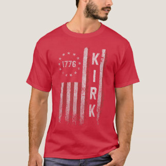 レトロ ヴィンテージ カーク アメリカ国旗 Tシャツ