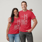 レトロ ヴィンテージ カーク アメリカ国旗 Tシャツ (ユニセックス)