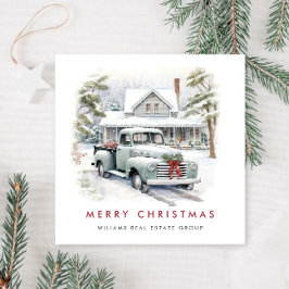 レトロ ヴィンテージ サージュ ファーム トラック クリスマス コーポレート