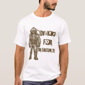 レトロ ヴィンテージ ダイバー スーツ Tシャツ (正面)