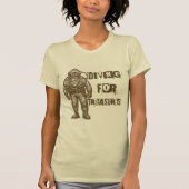 レトロ ヴィンテージ ダイバー スーツ Tシャツ (正面)