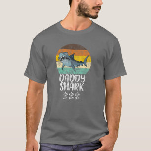 レトロ ヴィンテージ ダディーシャーク ドゥ ドゥ ドゥ Tシャツ