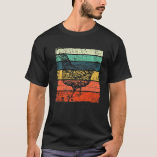 レトロ ヴィンテージ ニワトリ メンズ レディース クリスマス Tシャツ