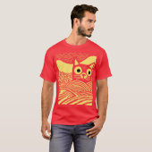 レトロ ヴィンテージ ネコ Tシャツ (正面フル)