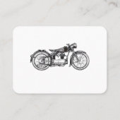 レトロ ヴィンテージ バイク _ 私のバイク大好き 名刺 (裏面)