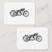 レトロ ヴィンテージ バイク _ 私のバイク大好き 名刺 (正面/裏面)
