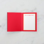 レトロ ヴィンテージ バレンタイン アイスクリーム 感情を加える シーズンカード (内部)