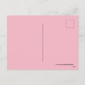 レトロ ヴィンテージ バレンタイン イースター ウサギ ホリデー シーズンポストカード (裏面)