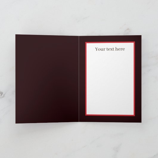 レトロ ヴィンテージ バレンタイン 猫 感情を追加 シーズンカード (内部)