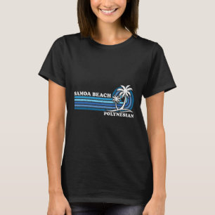 レトロ ヴィンテージ ファミリー バケーション ポリネシア サモア ビーチ Tシャツ