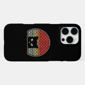 レトロ ヴィンテージ 猫 iPhoneケース (裏面横)
