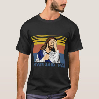 レトロ ヴィンテージ 風刺的なキリスト教教会 Tシャツ