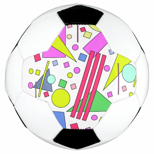 レトロ ヴィンテージ 80年代 90年代スタイル サッカーボール (正面)