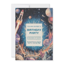 レトロ ヴィンテージ SF 宇宙探検家 誕生日