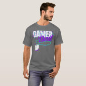 レトロ ヴェイパーウェーブ ゲーマー ゲーミング お父さん 家族 友達 Tシャツ (正面フル)