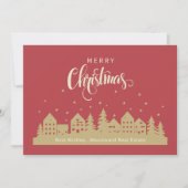 レトロ | 不動産仲介業者マーケティング パーソナライズされた サンキューカード (正面)