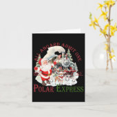 レトロ 信じる 電車 北極 極地急行号 オールA カード (黄色い花)