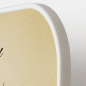 レトロ〔占星術の〕十二宮図シアルサンモノグラム ピックルボールラケット (左詳細)