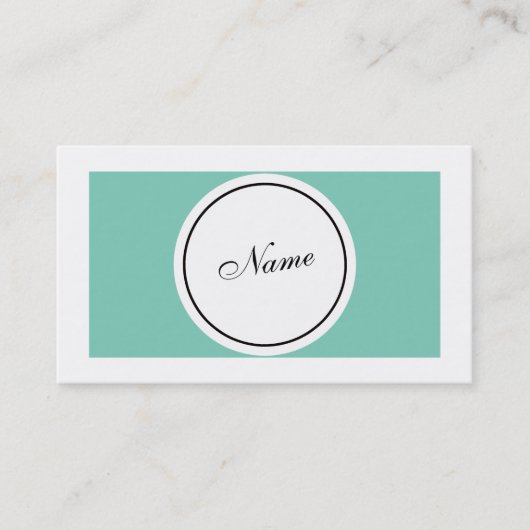 レトロ 名刺 (正面)