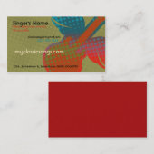 レトロ 名刺 (正面/裏面)