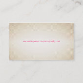 レトロ 名刺 (裏面)