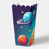 レトロ、宇宙用ロケット フェイバーボックス (裏面)