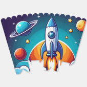 レトロ、宇宙用ロケット フェイバーボックス (見開き)