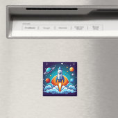 レトロ、宇宙用ロケット マグネット (インサイチュ (食洗機))
