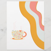 レトロ 彼が言った 彼女が言った ブライダル ティーパーティー ゲーム チラシ (裏面)