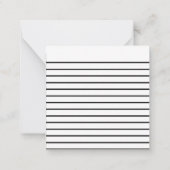 レトロ 愛され 祝福された ピンアップ ノートカード (裏面)