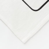 レトロ　手に噛みつく　統制不能な黒猫　不服従 フリースブランケット (角)