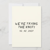 レトロ 手描き ケーキ クィア フレーム ウェディング 招待状 (裏面)