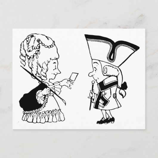 レトロ 招待状 (正面)