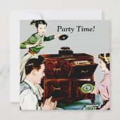 レトロ 招待状 (正面)