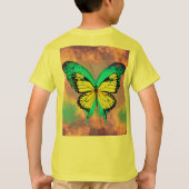 レトロ – 未来幾何学ライオンT型。 Tシャツ (裏面)