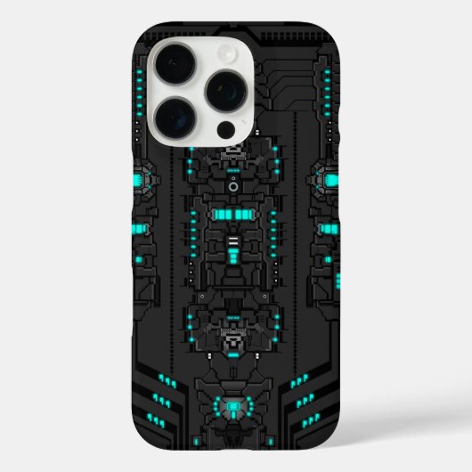レトロ – 未来的PixelArt TechGear Case-Mate iPhoneケース (裏面)