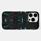 レトロ – 未来的PixelArt TechGear Case-Mate iPhoneケース (裏面 (横))