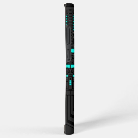 レトロ – 未来的PixelArt TechGear Samsung Galaxyケース (右側面)