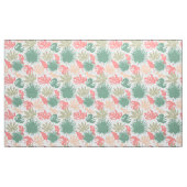 レトロ，熱帯，葉 ファブリック (ヤード)