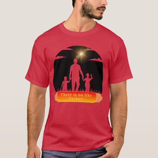 レトロ 父 恋 Tシャツ (正面)
